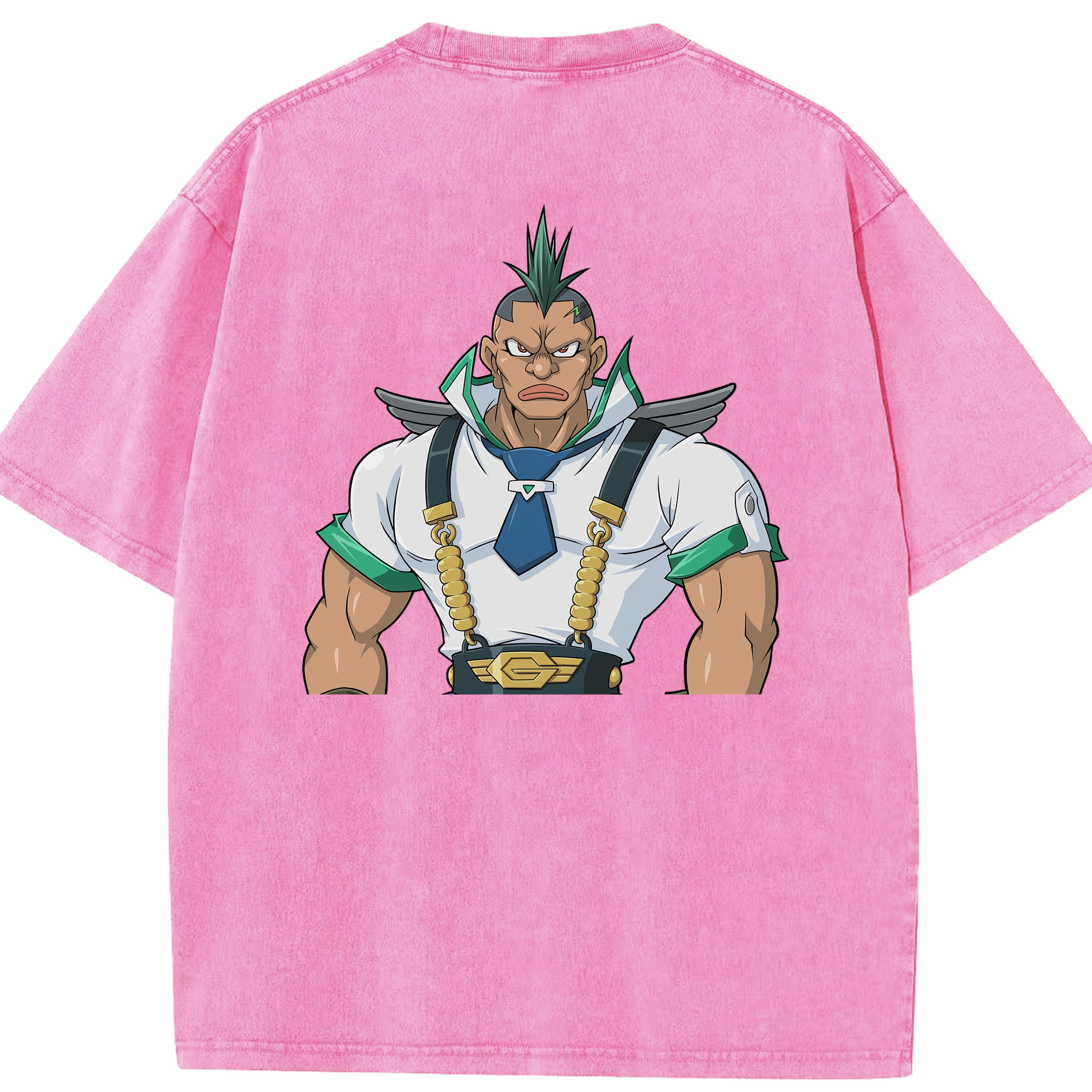 （画像用） 遊☆戯☆王 Yu-Gi-Oh! 綿100% ヴィンテージ風 半袖Tシャツ（背面プリント）